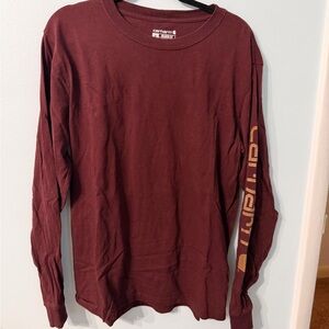 Carhartt Burgundy Relaxed Fit Shirt